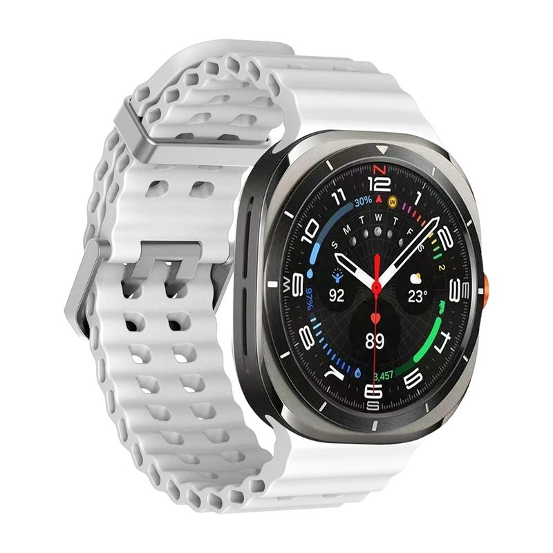 Marine Band For Samsung Galaxy Watch Ultra2 2026 Sports Silicone Strap Bracelet Samsung Galaxy Ultra 47mm Watchband Accessories