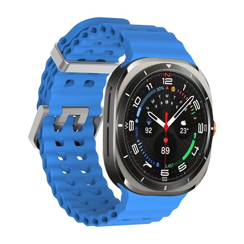 Marine Band For Samsung Galaxy Watch Ultra2 2026 Sports Silicone Strap Bracelet Samsung Galaxy Ultra 47mm Watchband Accessories