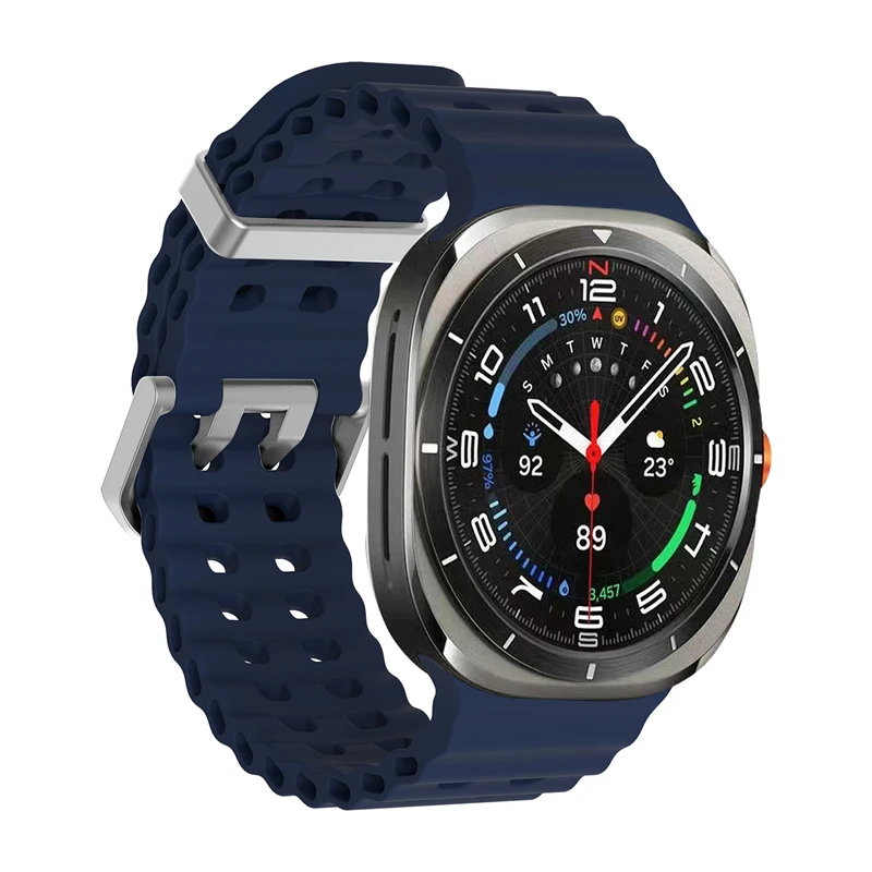 Marine Band For Samsung Galaxy Watch Ultra2 2026 Sports Silicone Strap Bracelet Samsung Galaxy Ultra 47mm Watchband Accessories