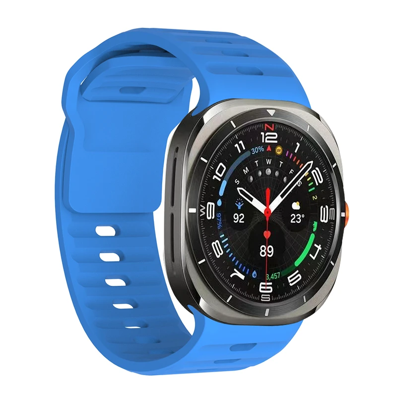 Marine Band For Samsung Galaxy Watch Ultra2 2026 Sports Silicone Strap Bracelet Samsung Galaxy Ultra 47mm Watchband Accessories