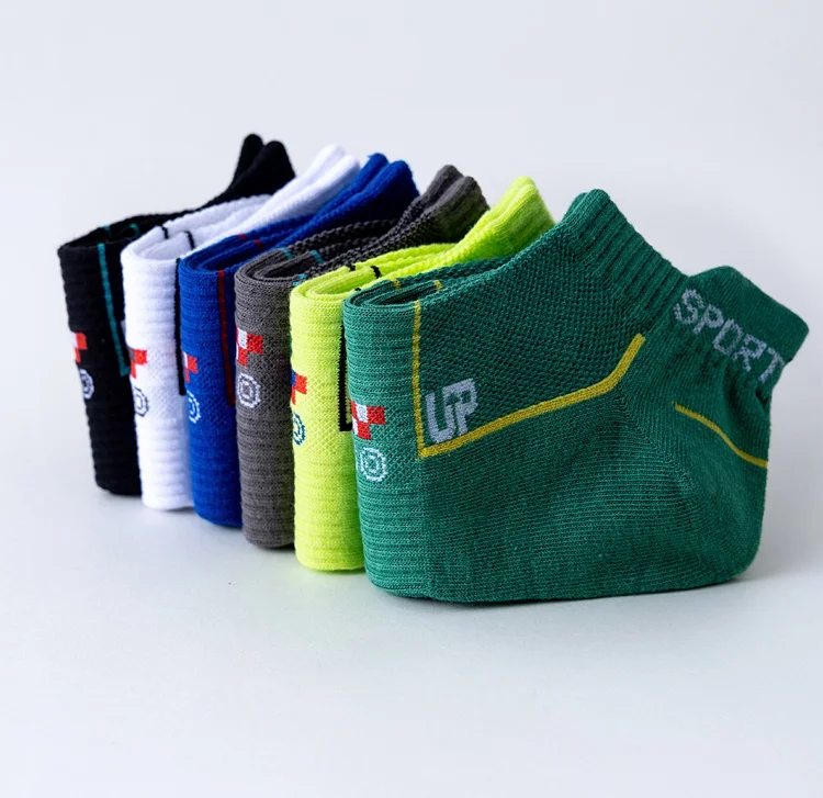 6 Pairs Socks Men Cotton Sport Casual Ankle Short Socks Breathable Mesh Spring Summer Ankle Sports Sockke Gift