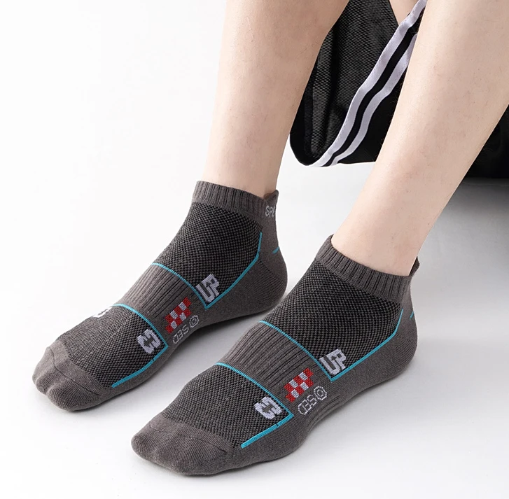 6 Pairs Socks Men Cotton Sport Casual Ankle Short Socks Breathable Mesh Spring Summer Ankle Sports Sockke Gift