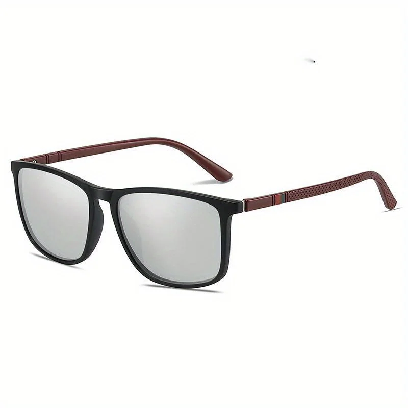 Sports Sunglasses for Men Polarized Comfortable Wear Square Sun Glasses Male Light Weight Eyewear Accessory with Origina UV400