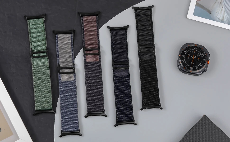 Alpine Loop For Samsung Galaxy Watch Ultra 2025 Strap 47mm Accessories Sports Nylon Bracelet correa Galaxy watch ultra band 47mm
