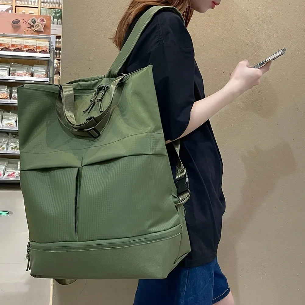 Y2K Unisex Large Capacity Nylon Backpack Men Waterproof Sports Bag Women Casual Travel Backbag Trend School Bags Leisure Handbag