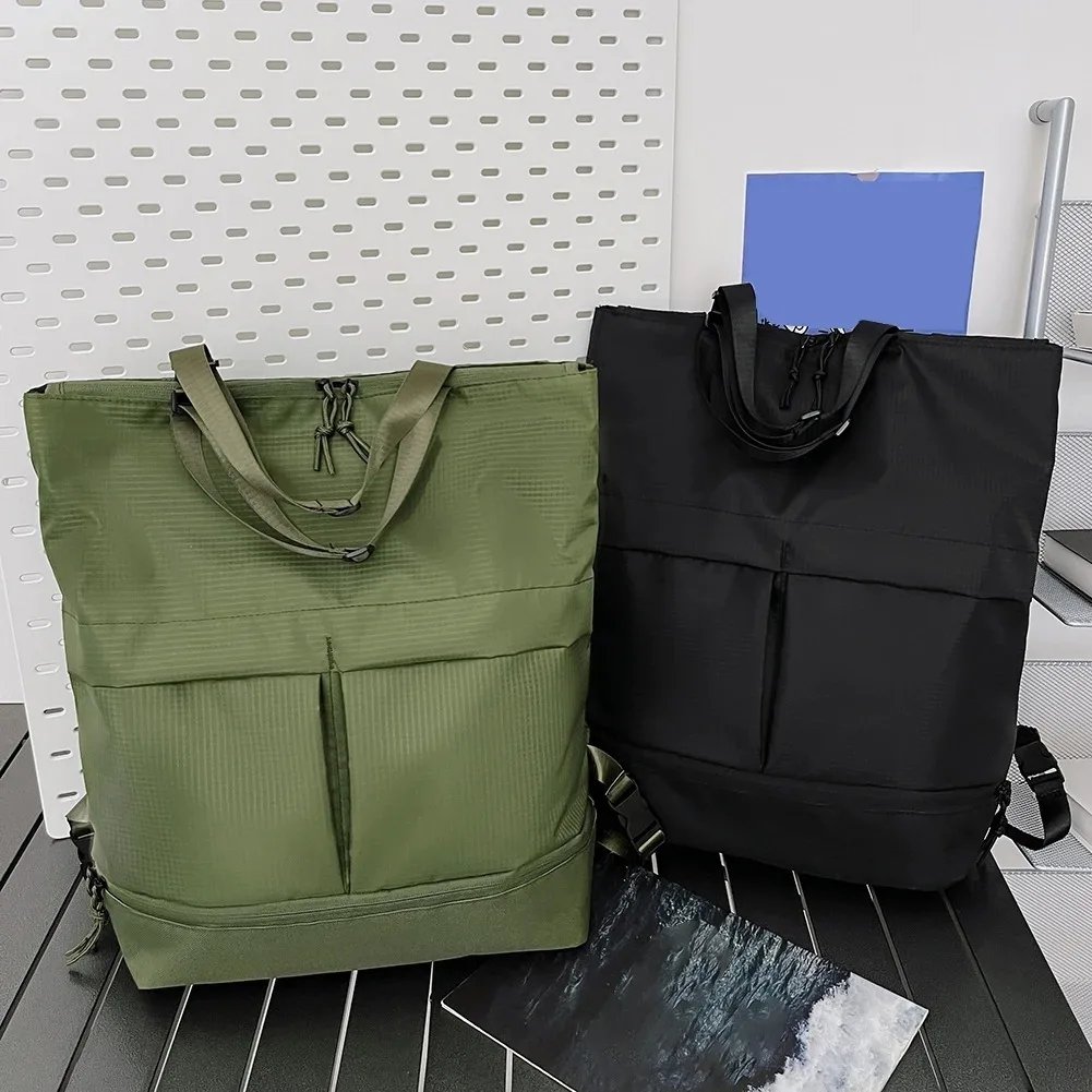 Y2K Unisex Large Capacity Nylon Backpack Men Waterproof Sports Bag Women Casual Travel Backbag Trend School Bags Leisure Handbag
