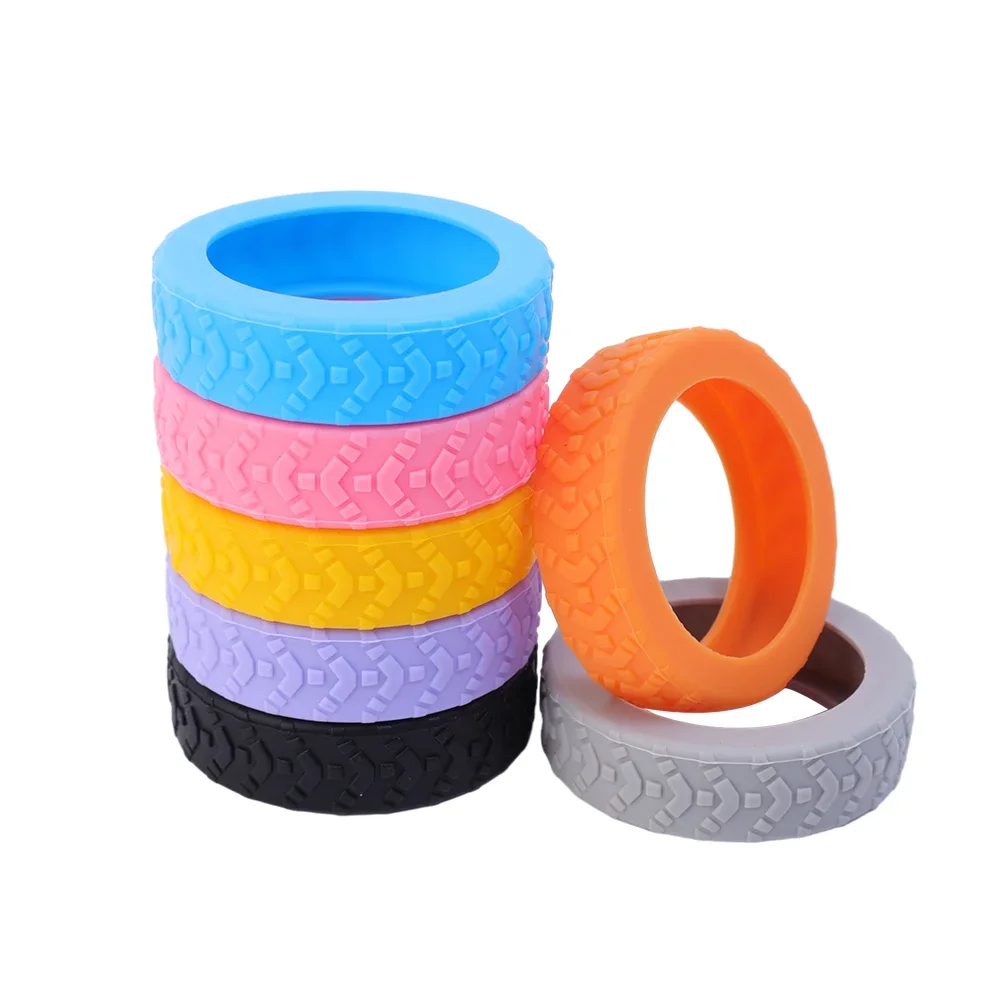 1/24Pcs Thicken Texture Silicone Wheels Protector For Luggage Reduce Noise Travel Luggage Wheels Cover Luggage Accessories