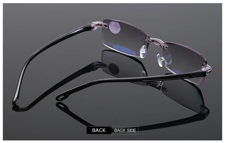 Anti Blue Light Blocking Reading Glasses for Men Women Presbyopia Eyeglasses HD Lens Classic Rimless Eyewear Diopter +1.0 ~ +4.0