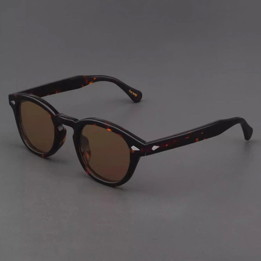 Polarized Sunglasses Men Lemtosh Johnny Depp Brand Sun Glasses Lens Woman Luxury Vintage Acetate Driver's Shade