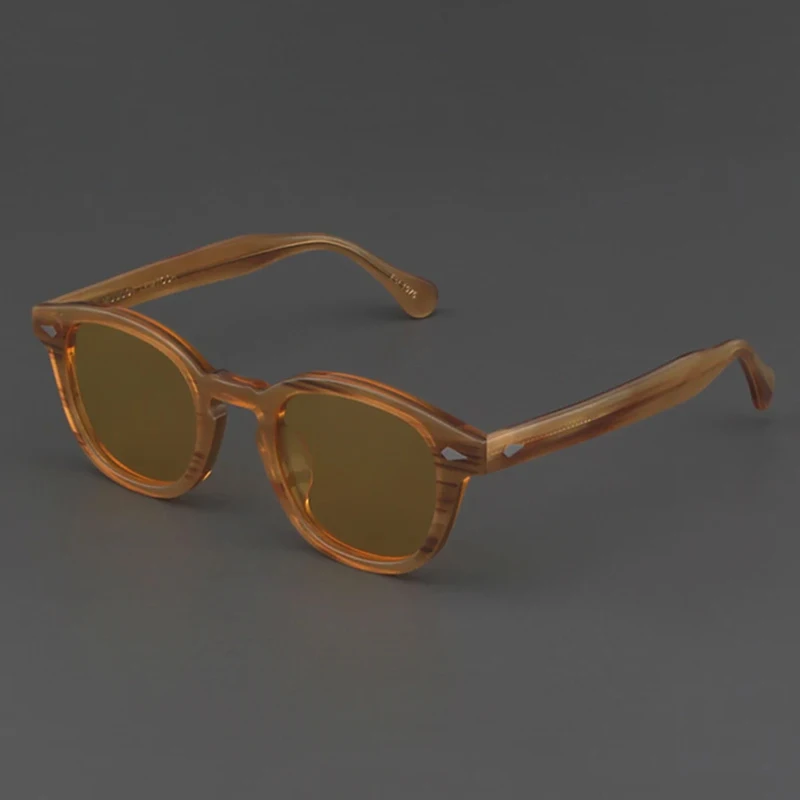 Polarized Sunglasses Men Lemtosh Johnny Depp Brand Sun Glasses Lens Woman Luxury Vintage Acetate Driver's Shade