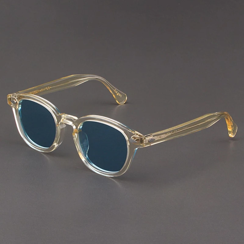 Polarized Sunglasses Men Lemtosh Johnny Depp Brand Sun Glasses Lens Woman Luxury Vintage Acetate Driver's Shade