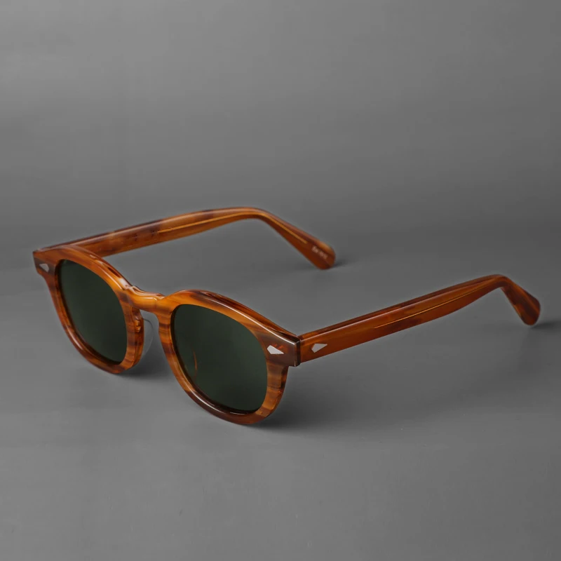 Polarized Sunglasses Men Lemtosh Johnny Depp Brand Sun Glasses Lens Woman Luxury Vintage Acetate Driver's Shade