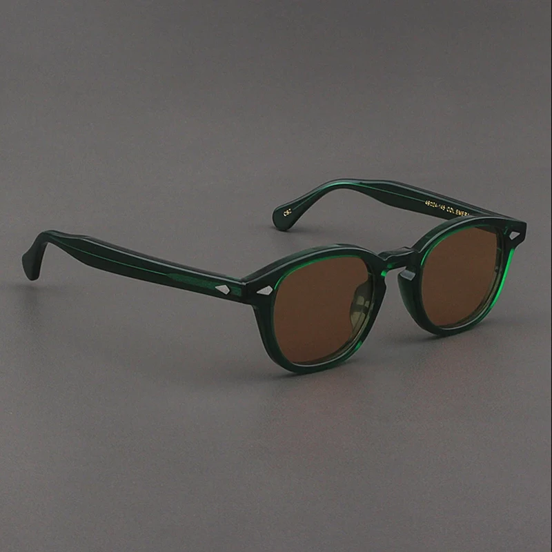 Polarized Sunglasses Men Lemtosh Johnny Depp Brand Sun Glasses Lens Woman Luxury Vintage Acetate Driver's Shade