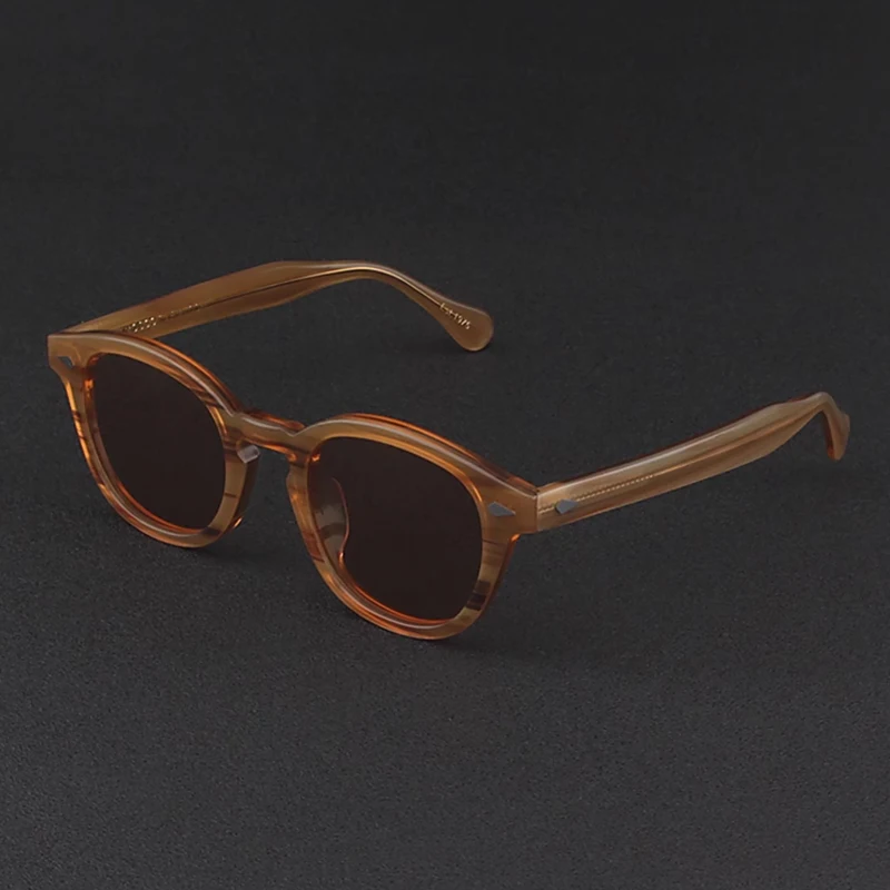 Polarized Sunglasses Men Lemtosh Johnny Depp Brand Sun Glasses Lens Woman Luxury Vintage Acetate Driver's Shade