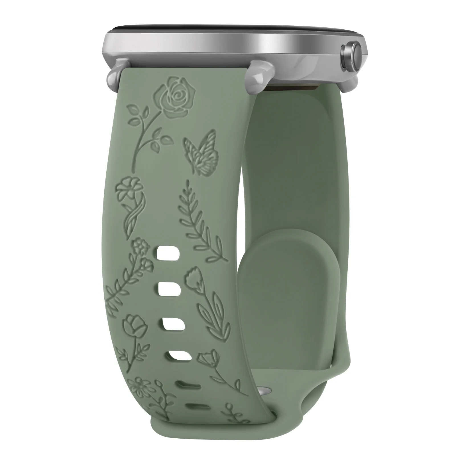 20mm Silicone Strap For Garmin Vivoactive 5/3/Luxe/Sport Venu/Venu 2Plus/Sq/Sq Music Approach S40/S12 Forerunner 55/645/245 Band