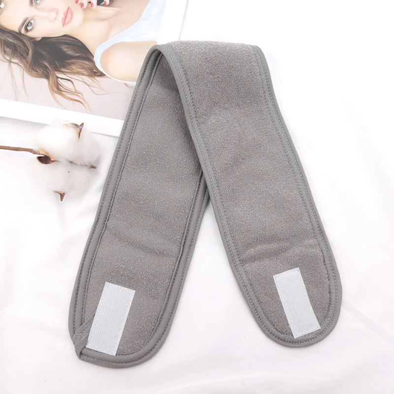 Women Spa Wide Hairband Adjustable Head Band Yoga Bath Shower Makeup Wash Face Cosmetic Headband Soft Toweling Hair Accessories
