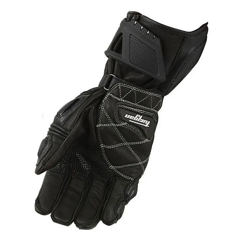 Motorcycle Gloves Black Racing Genuine Leather Motorbike White Road Riding Team Glove Summer Winter Wearable for Furygan AFS 18