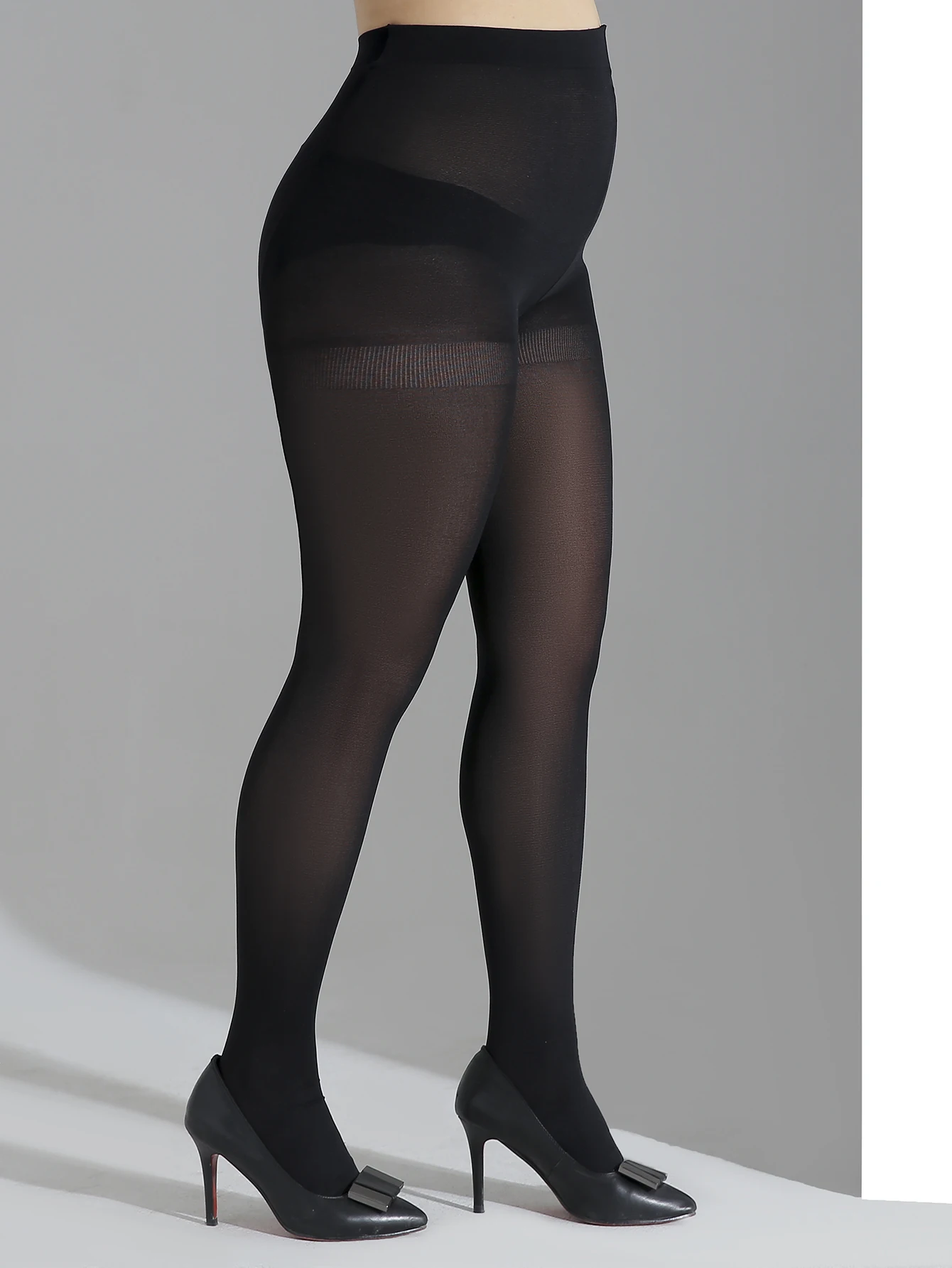 A PAIRS Transparent Black Solid Color Plus Size Pantyhose Ultra-thin Nylon Stocking Korea Slim High Quality Tights