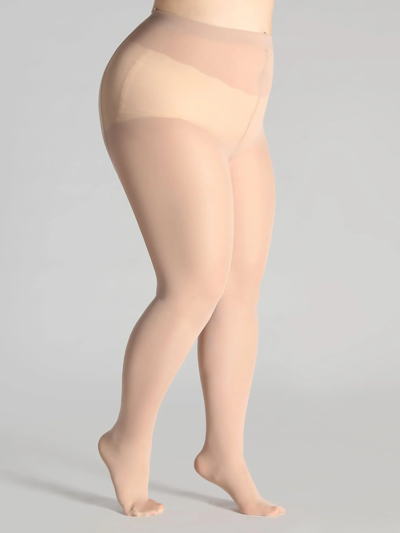 A PAIRS Transparent Black Solid Color Plus Size Pantyhose Ultra-thin Nylon Stocking Korea Slim High Quality Tights