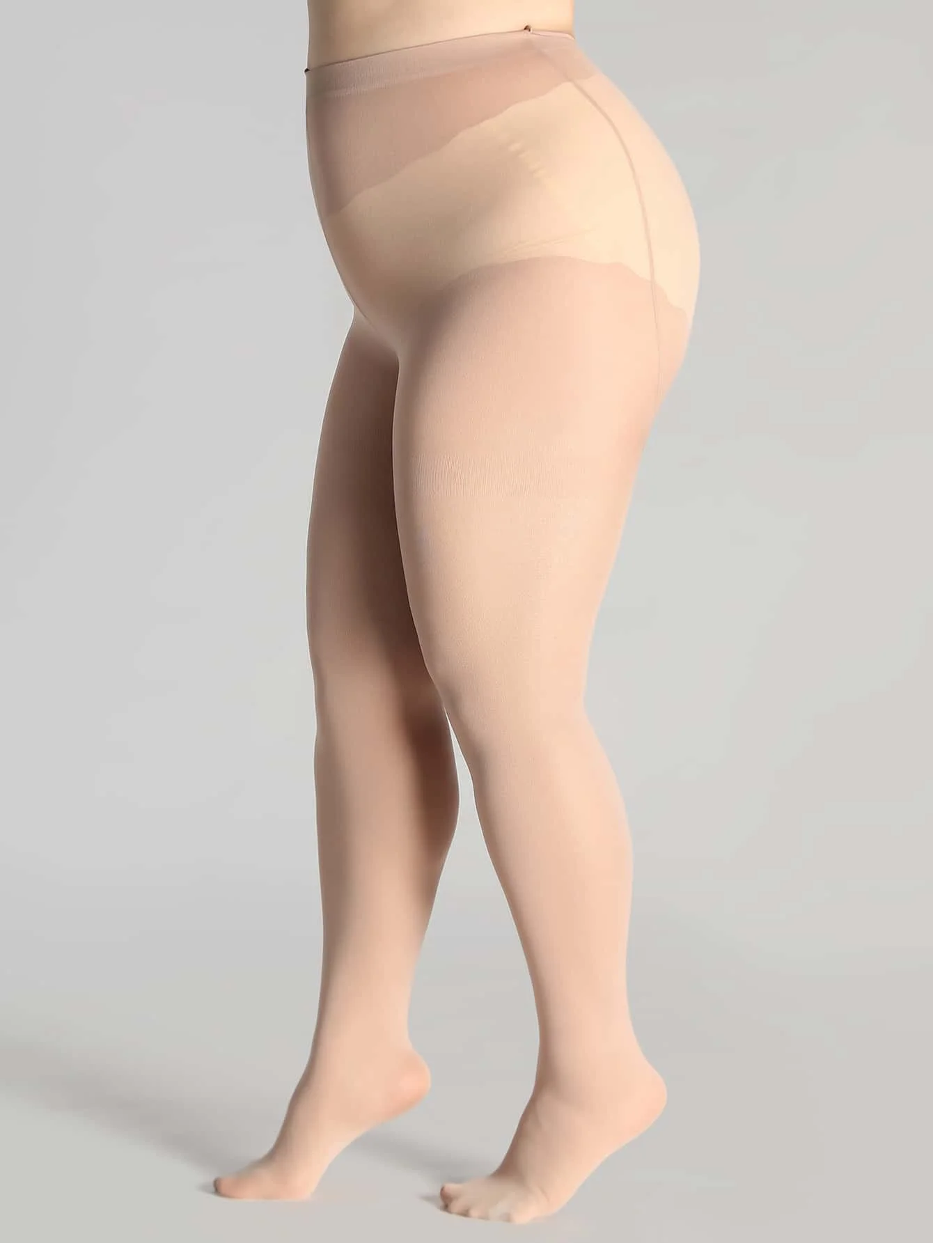 A PAIRS Transparent Black Solid Color Plus Size Pantyhose Ultra-thin Nylon Stocking Korea Slim High Quality Tights
