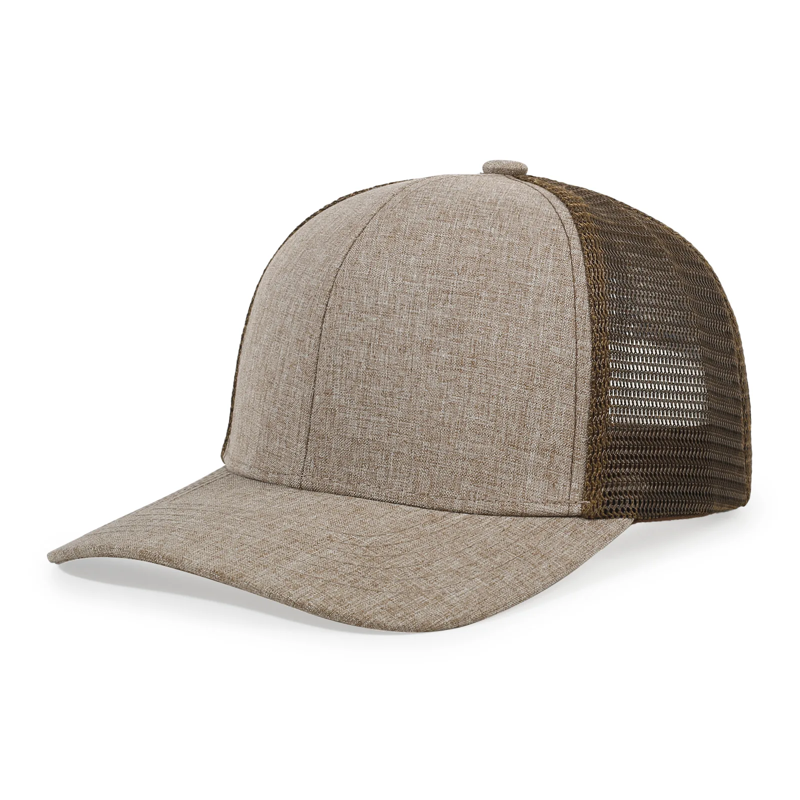 Custom Logo Richardson 112 Trucker Cap Unisex Flat Bill Hip Hop Snapbacks Hats Summer Breathable Mesh Baseball Caps Gorros