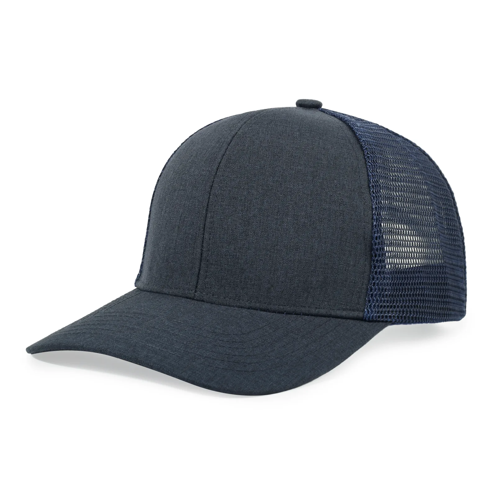 Custom Logo Richardson 112 Trucker Cap Unisex Flat Bill Hip Hop Snapbacks Hats Summer Breathable Mesh Baseball Caps Gorros