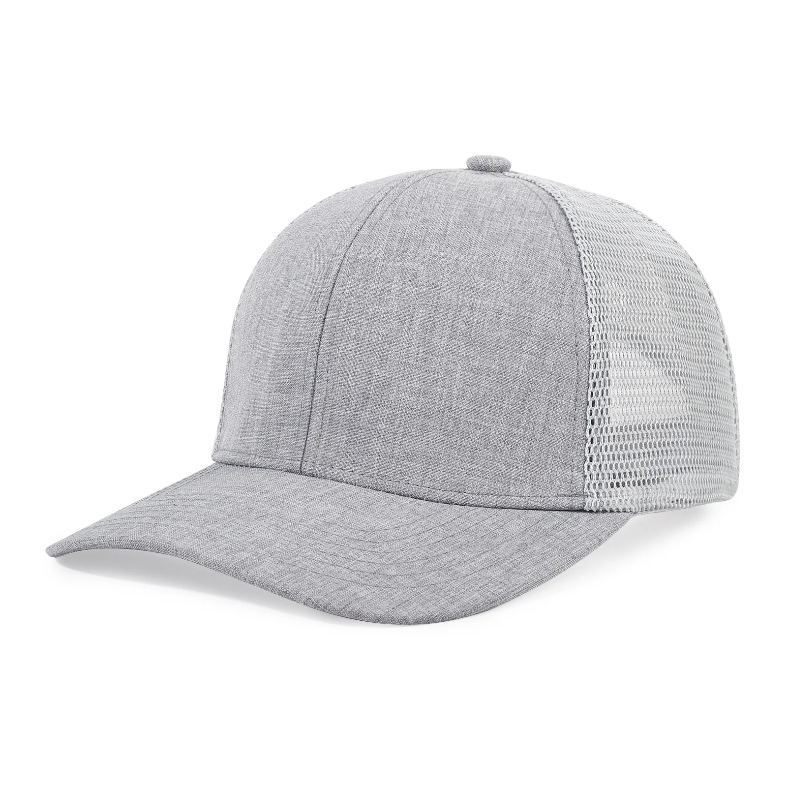 Custom Logo Richardson 112 Trucker Cap Unisex Flat Bill Hip Hop Snapbacks Hats Summer Breathable Mesh Baseball Caps Gorros