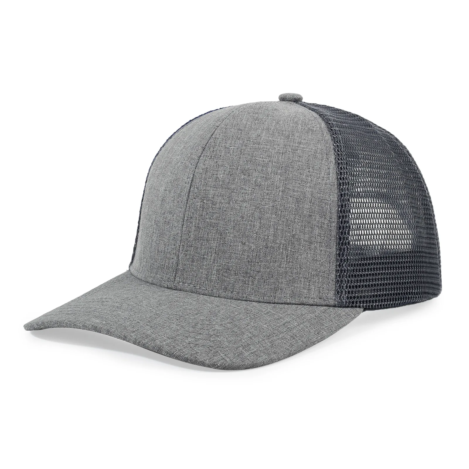 Custom Logo Richardson 112 Trucker Cap Unisex Flat Bill Hip Hop Snapbacks Hats Summer Breathable Mesh Baseball Caps Gorros