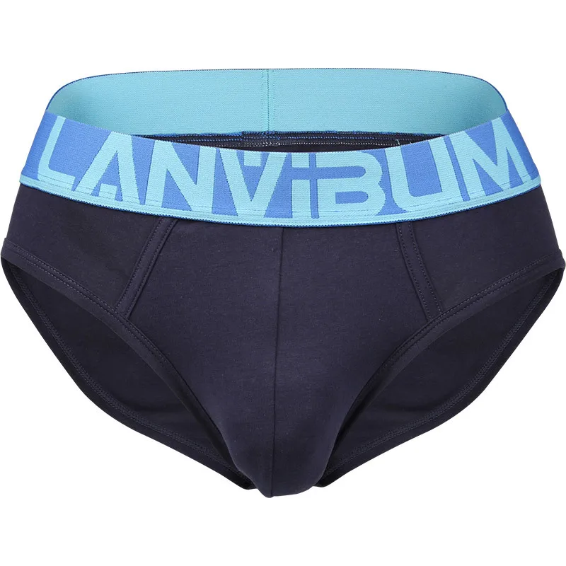 Mens Underwear New Brand Antibacterial Brief Soft Cotton Solid Male Stretch U Convex Pouch Solid Cuecas Shorts Slips Underpants
