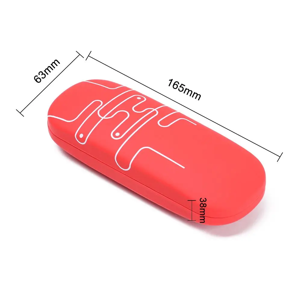 1Pcs 2019 New Fashion Men Women Kids Leather Eye Glasses Hard Shell Protector Reading Eyewear Case Portable Sunglasses Box Case
