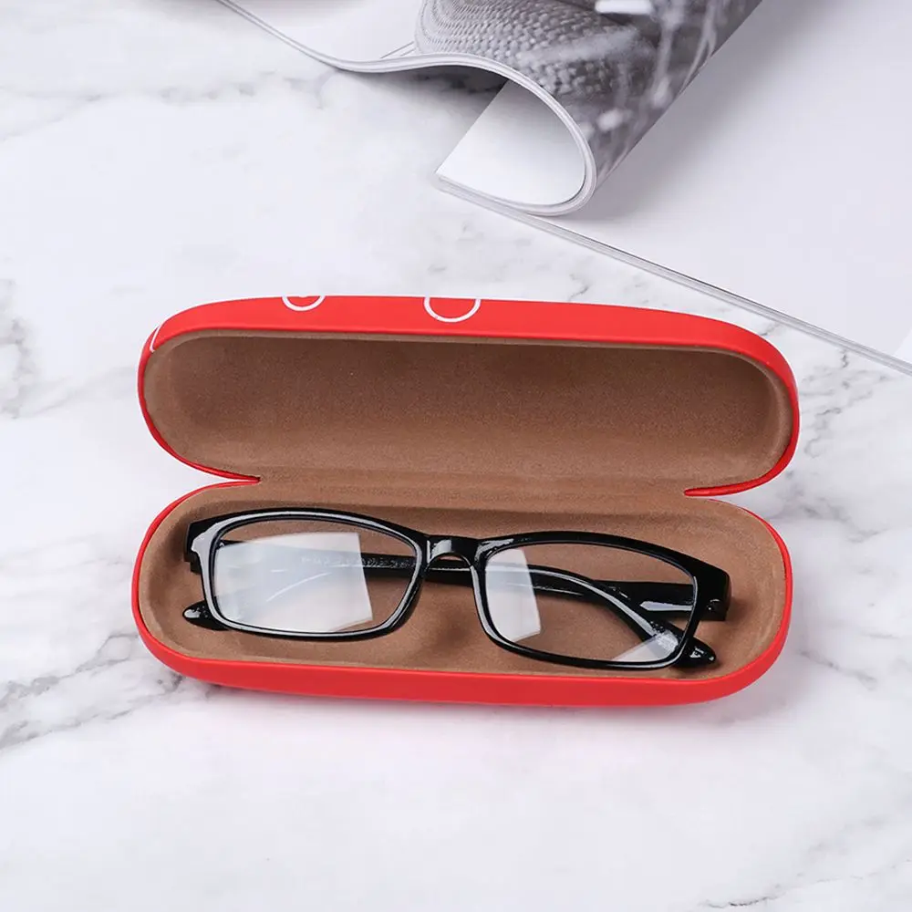 1Pcs 2019 New Fashion Men Women Kids Leather Eye Glasses Hard Shell Protector Reading Eyewear Case Portable Sunglasses Box Case