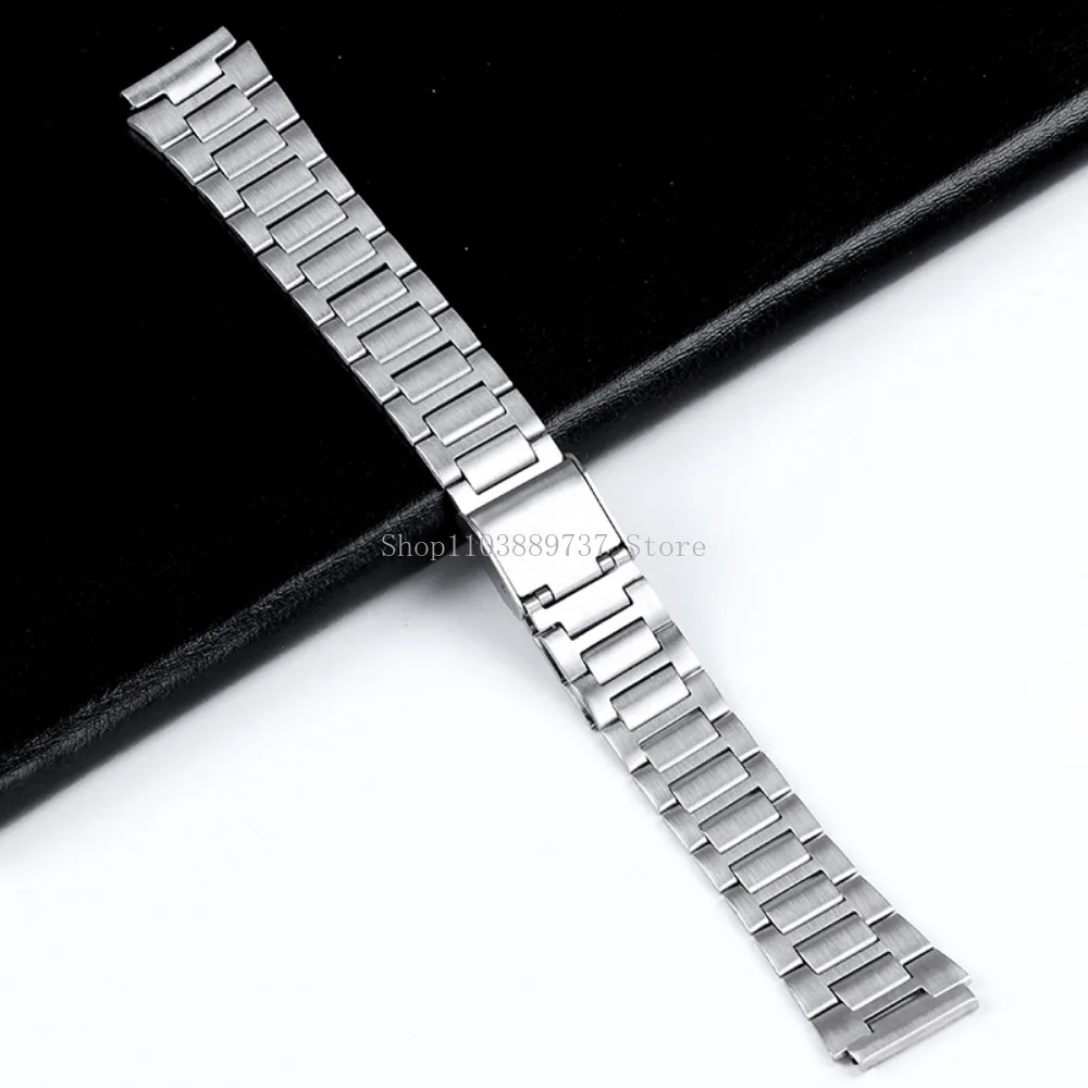 for Casio Stainless Steel Strap 18mm Metal Watchband for A158/A159/AQ230/F91W/AE1200/AE1300/B650/AQ230 Square Bracelet Wristbelt