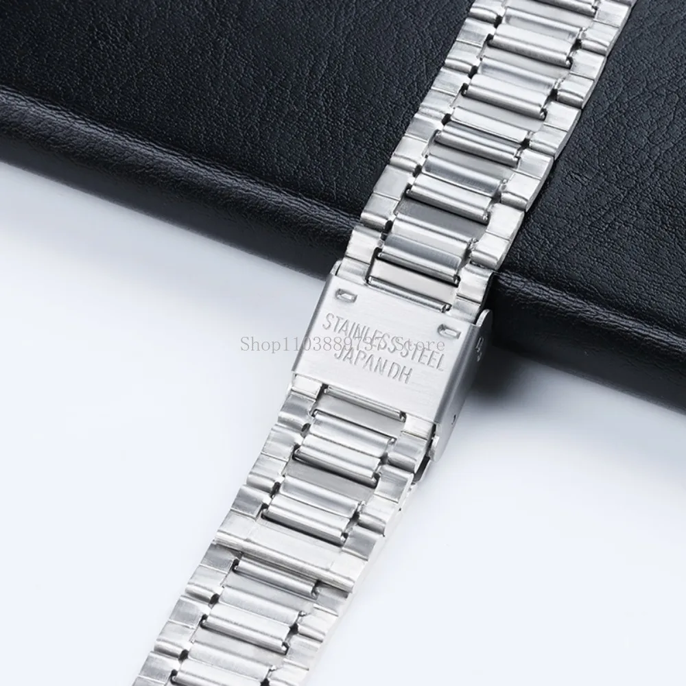 for Casio Stainless Steel Strap 18mm Metal Watchband for A158/A159/AQ230/F91W/AE1200/AE1300/B650/AQ230 Square Bracelet Wristbelt