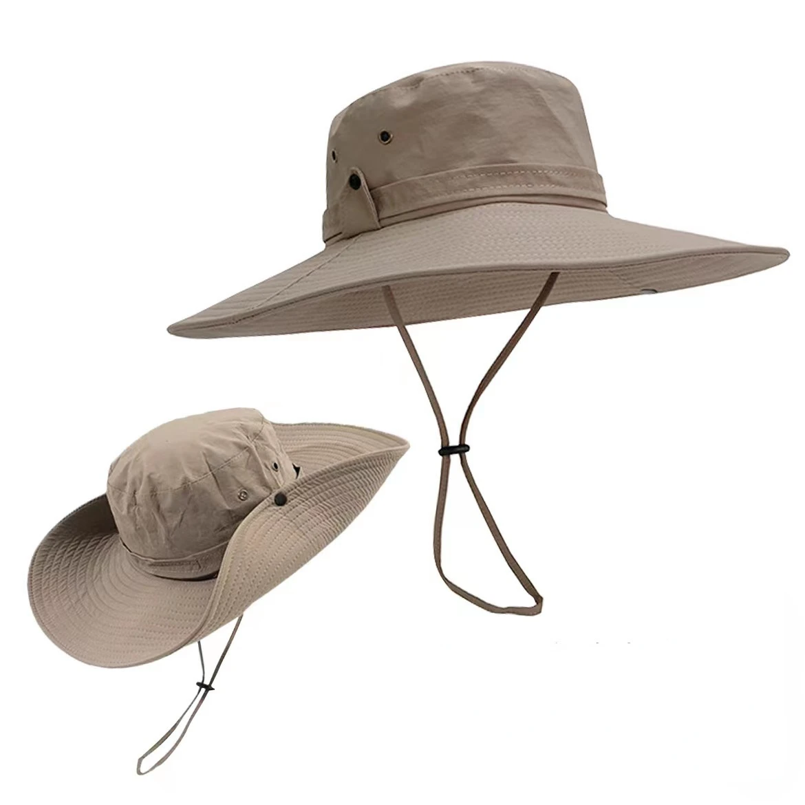 New Sun Protection Fishing Hat Summer Breathable Mesh Camping Hiking Caps Anti-UV Sun Hat Mountaineering Caps Men's Panama Hat