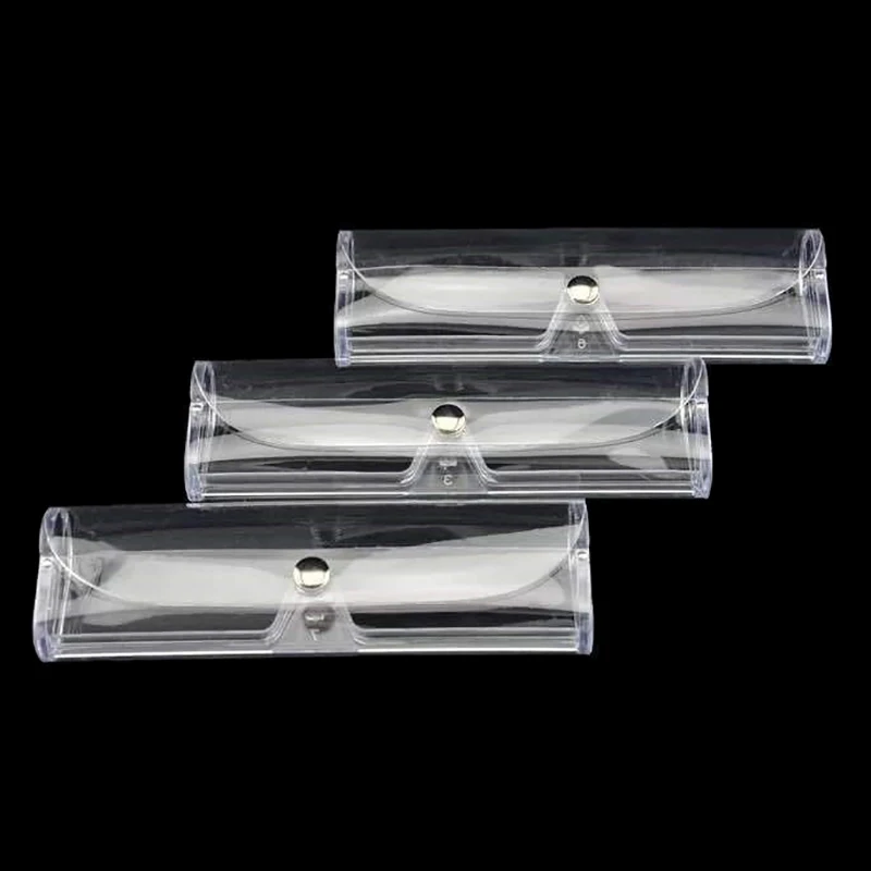 Ultralight Portable Reading Glasses Case Box Transparent Small Storage Holder Eyeglasses Organizer for Men and Women