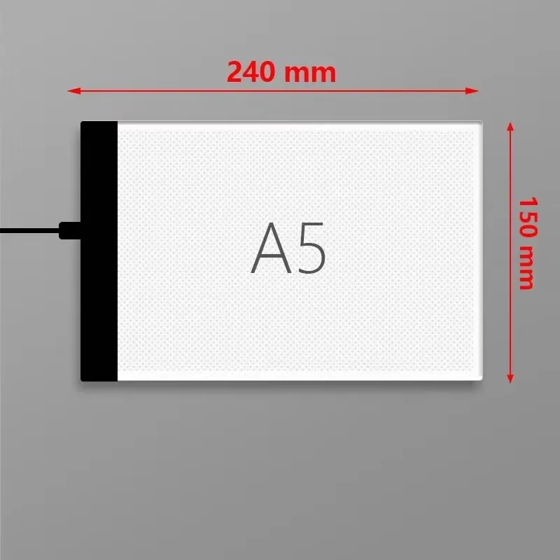 A4/A5 LED Drawing Copying Table Transparent Copying Table Single-brightness Light vs. Three-level Brightness Light