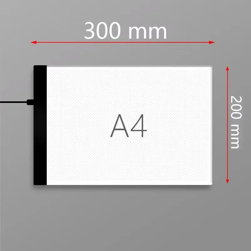 A4/A5 LED Drawing Copying Table Transparent Copying Table Single-brightness Light vs. Three-level Brightness Light