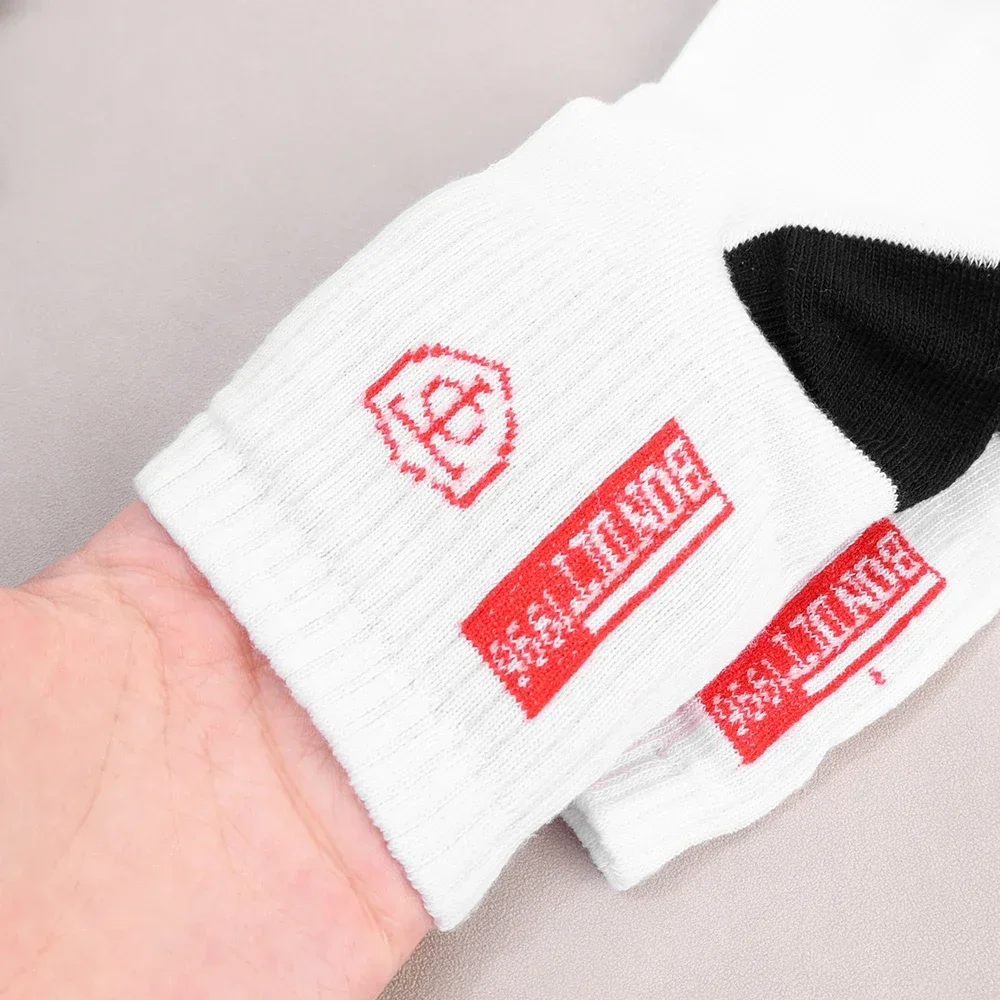 5Pairs Mens Cotton Sports Socks Spring and Autumn Leisure Sweat Absorbent Comfortable Breathable Basketball Socks Meias EU 38-43