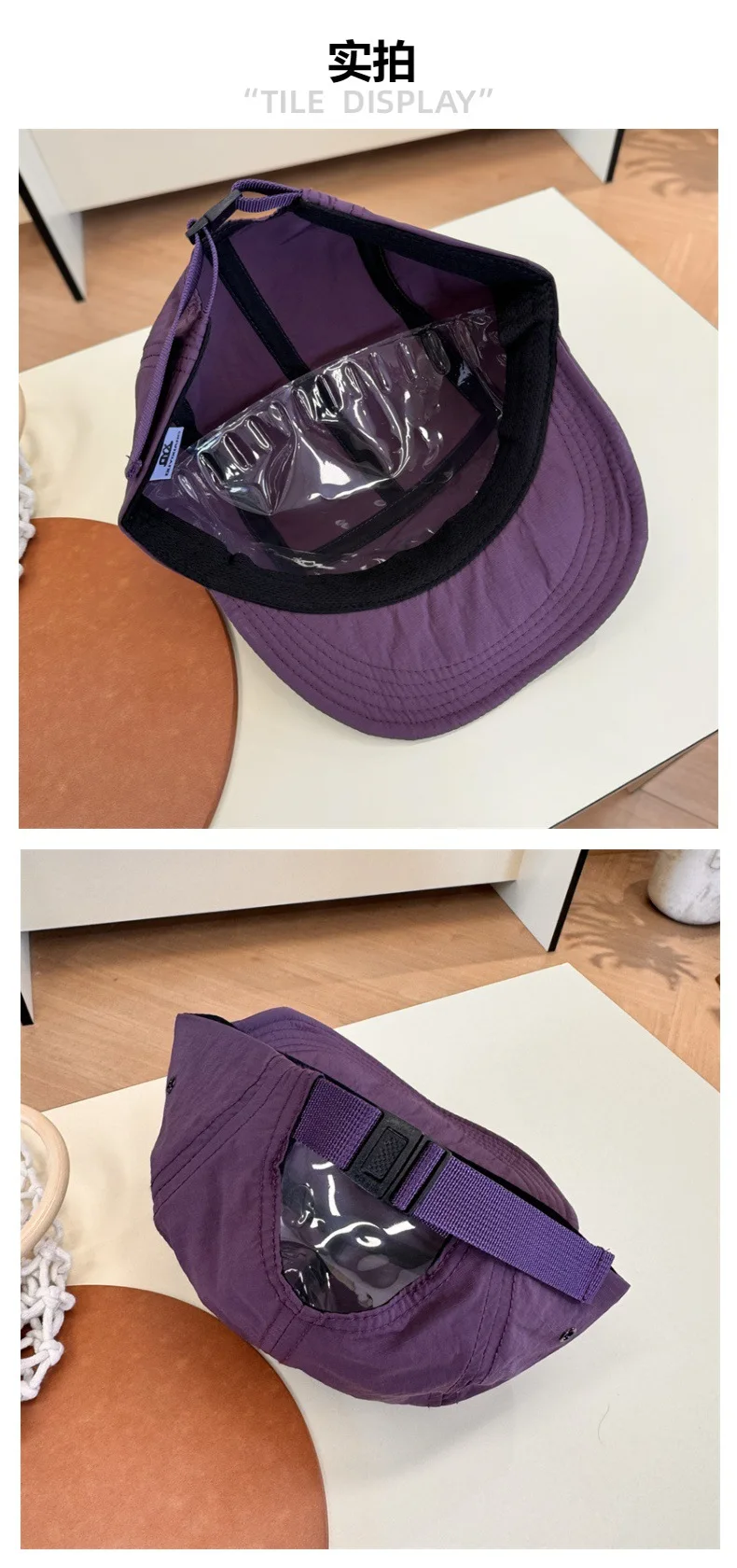 2024 New Summer Short Brim Quick-drying Embroidered Flat Edge Hat Soft Brim Five-panel Sunshade Men's and Women's Baseball Caps