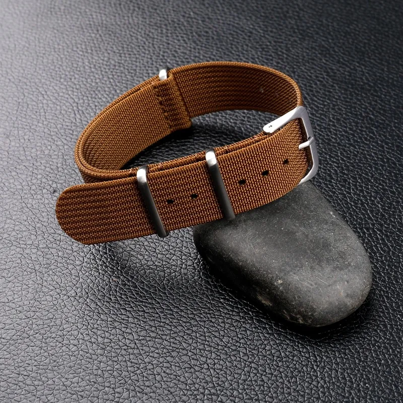 Ribbed Strap for Ballistic Fabric Watch Straps Watchband 18mm 20mm 22mm Premium High Quality Nylon Nato Watch Band Accessories