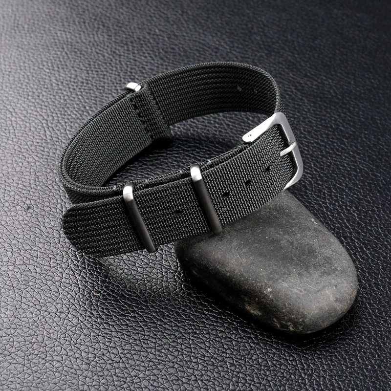 Ribbed Strap for Ballistic Fabric Watch Straps Watchband 18mm 20mm 22mm Premium High Quality Nylon Nato Watch Band Accessories