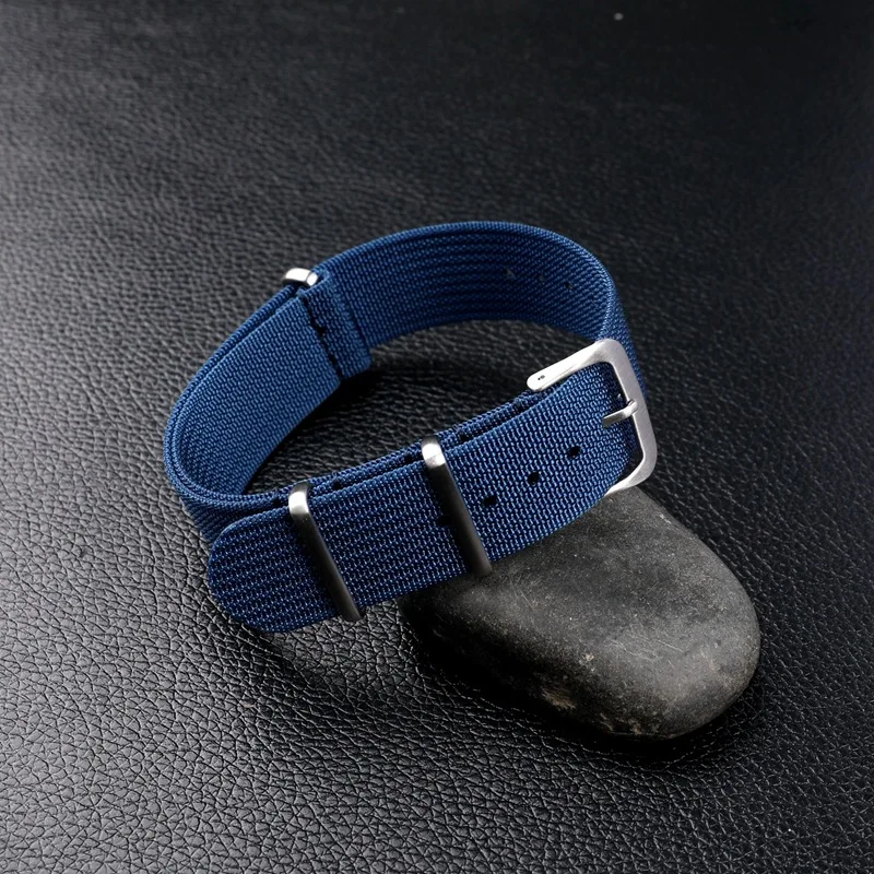 Ribbed Strap for Ballistic Fabric Watch Straps Watchband 18mm 20mm 22mm Premium High Quality Nylon Nato Watch Band Accessories