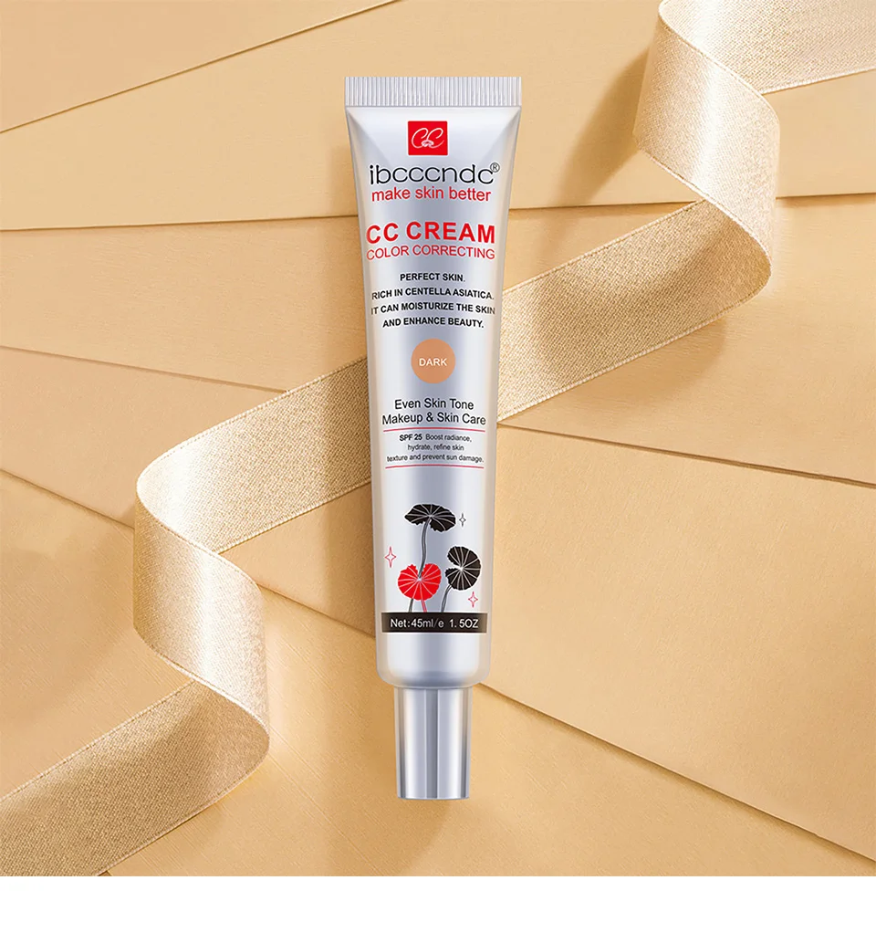 Moisturizing Correcting CC Cream Waterproof Anti-sweat Makeup Before Concealer Lasting Women Makeup Protect Skin erborian Make