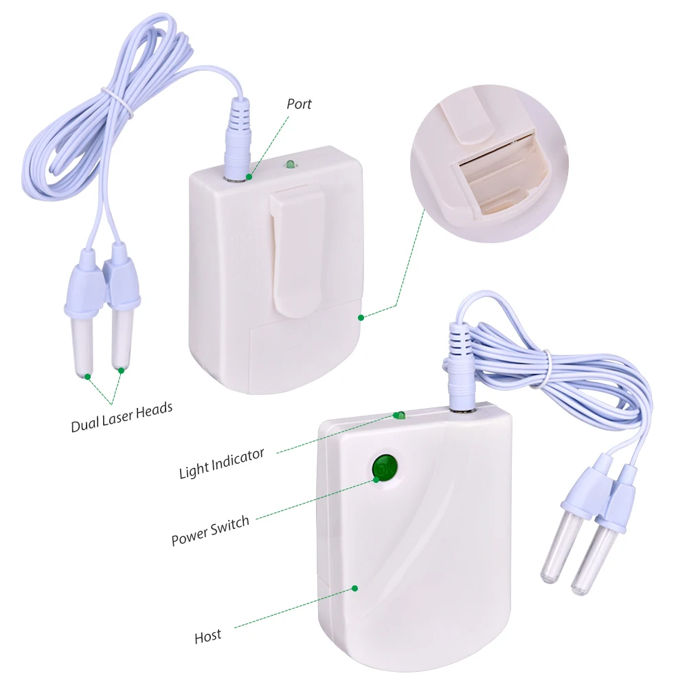 Laser Sinusitis Treatment Rhinitis Relief Health Monitor Anti Snoring Device Nasal Allergy Relieve Clip Healthcare Device