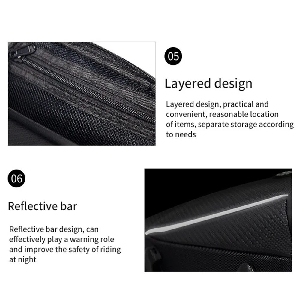 Waterproof Motorcycle Rear Seat Bag Multifunction Crossbody Shoulder Bag Motorcycle Tail Bag for Harley BMW Honda Motocross