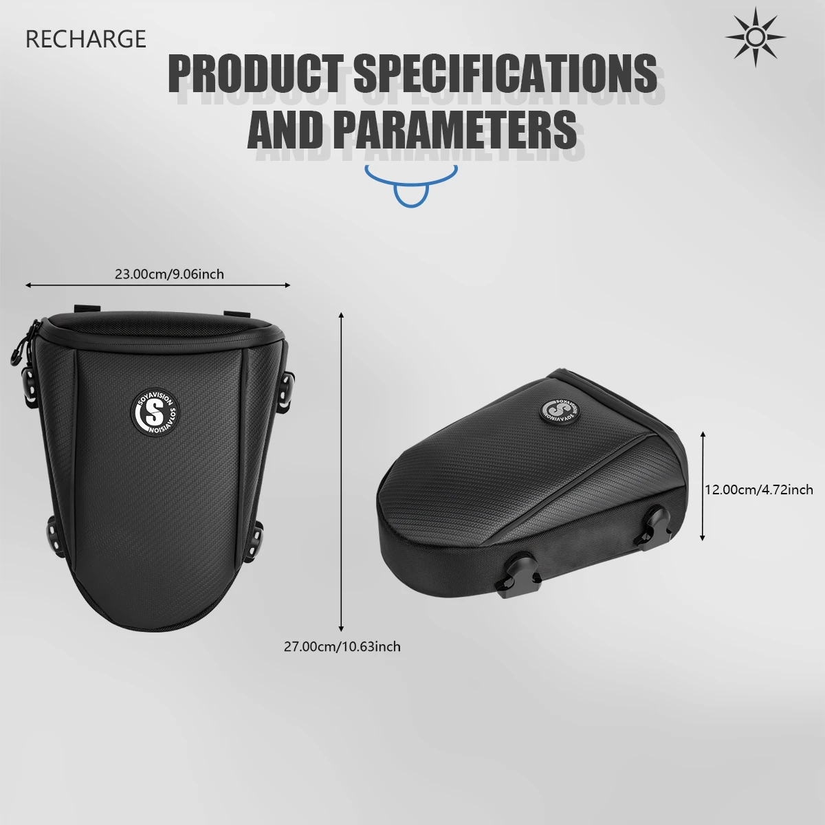 Waterproof Motorcycle Rear Seat Bag Multifunction Crossbody Shoulder Bag Motorcycle Tail Bag for Harley BMW Honda Motocross