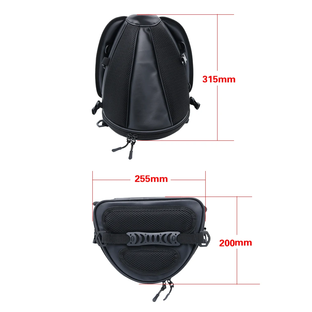 Waterproof Motorcycle Rear Seat Bag Multifunction Crossbody Shoulder Bag Motorcycle Tail Bag for Harley BMW Honda Motocross
