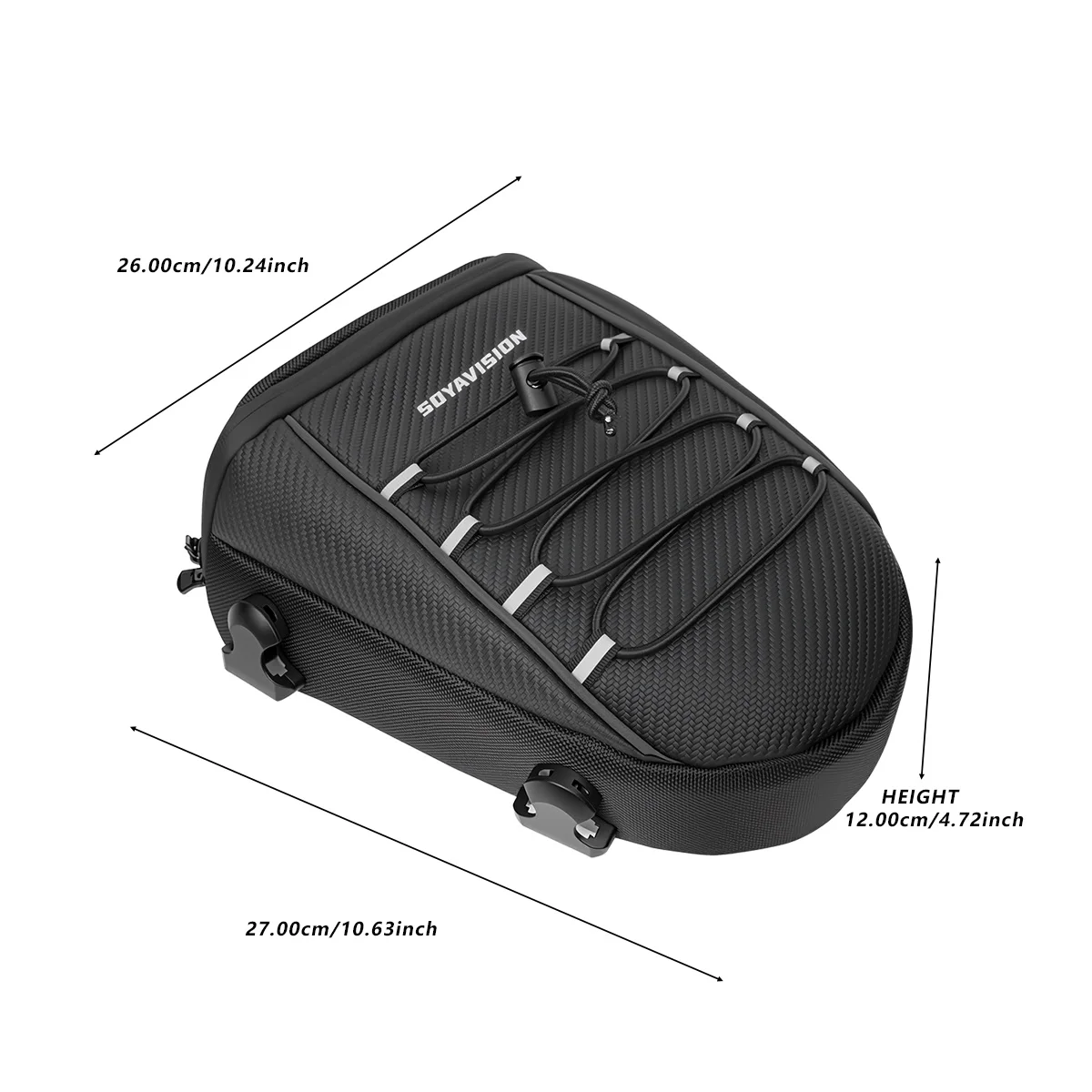 Waterproof Motorcycle Rear Seat Bag Multifunction Crossbody Shoulder Bag Motorcycle Tail Bag for Harley BMW Honda Motocross