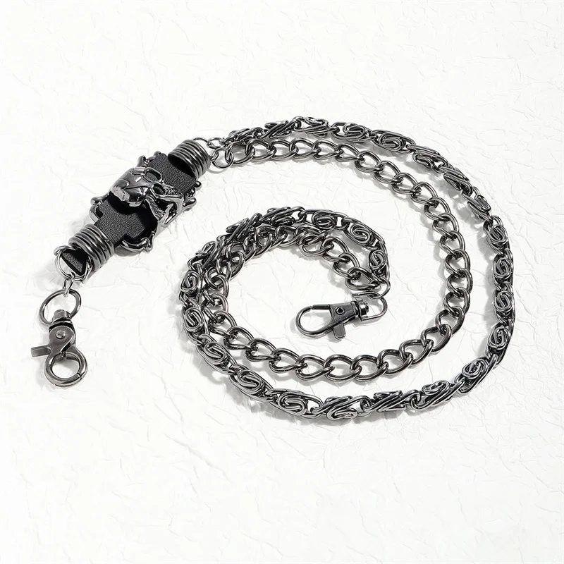 Halloween accessories Fashion Punk Metal Pants Chain Hip Hop Dark Skull Chain Personality Jeans Chain For Men And Women