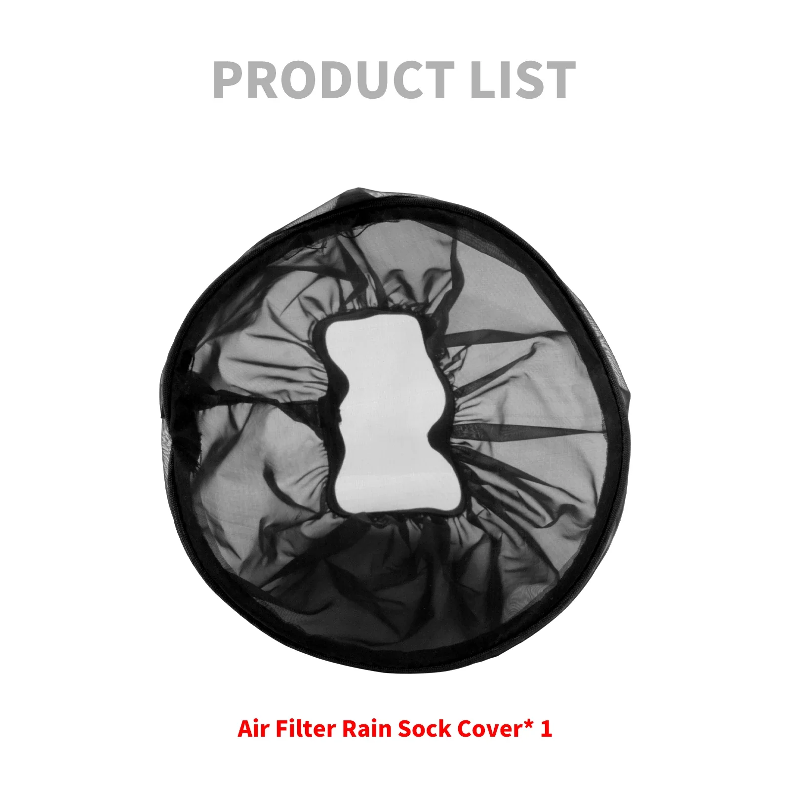 Motorcycle Air Filter Rain Sock Air Cleaner Breathable Waterproof Dustproof Cover For Harley Touring FLHR Sportster Softail Dyna